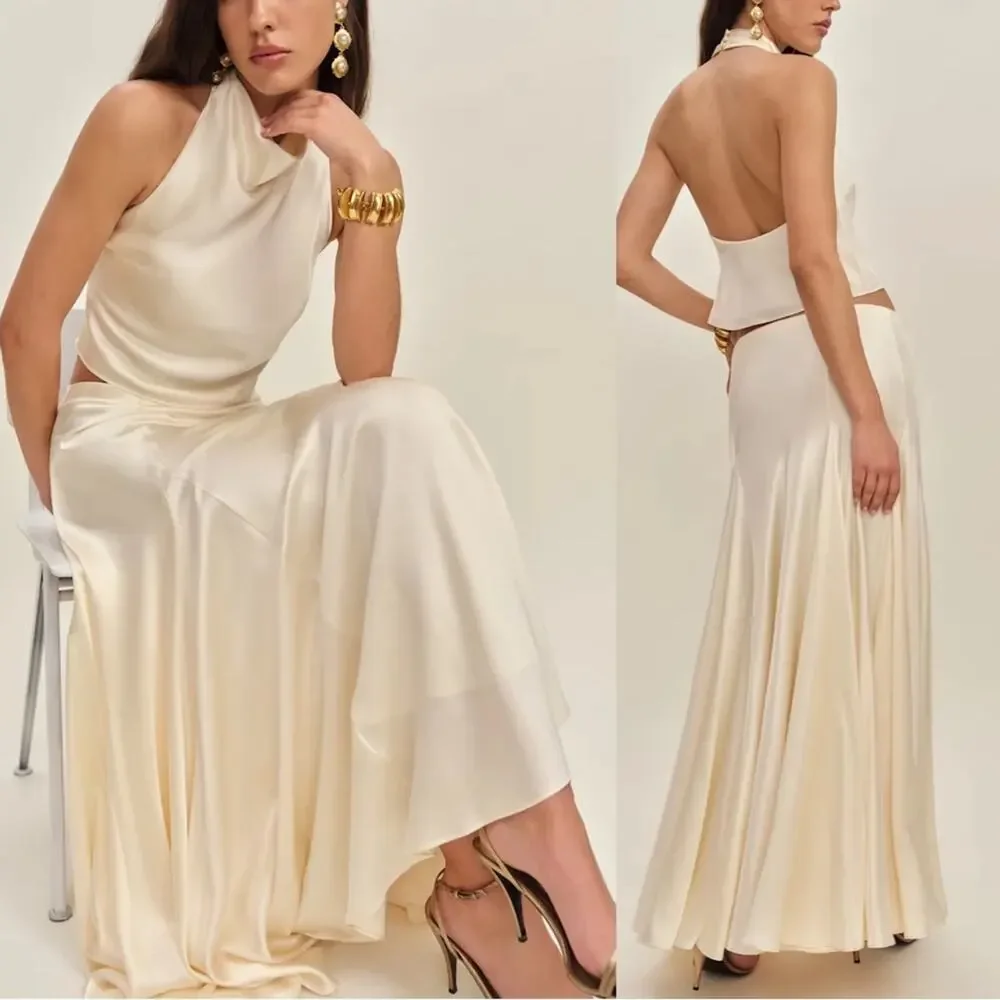 Reformation Sera Silk Two Piece Set - NWT NEW